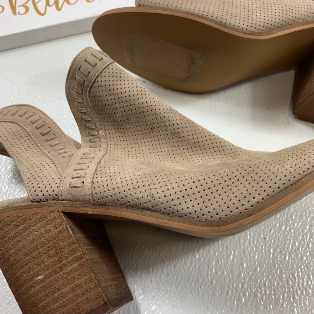 Steve Madden Macro Perforated Peep Toe Booties - image 3